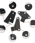 DIY Friendly Car Door Hinge Assembly Replacement Kit For Inside And Outside Hinges Durable Drop In Fit components displayed