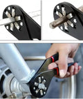 6 In One Multifunctional Adjustable Universal Wrench With Chrome Clamp Heavy Duty Mechanical Workshop Tool gripping bolts