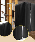 Heavy Duty Gym Rack Cover for Pull Up Bar Station and Weight Lifting Gear, Home Gym Shield, prevents dust scratches, woven fabric