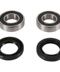 Front Wheel Bearing Kit For Yamaha FJR1300 FJR1300ES FZ1 FZ6 FZS 1000 S Includes Dual Sealed Bearings And Exact Fit Seals For Both Front Wheels No Fuss Install Durable Build Lifetime Warranty, two sealed bearings and two black seals
