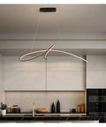 Slick Loft Style Led Pendant Lamp With Hella Bright Eye Friendly Glow For Dining And Kitchen Zones Featuring Durable Baked Iron Build, modern design in kitchen.