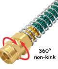 Three Quarter Inch GHT 360 Degree Swivel Hose Fitting Anti Twist Adapter Male To Female Garden Hose Connector With Rotating Joint No Kink Design Hex Nut For Easy Tightening And Quick Install brass swivel fitting