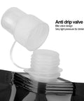 Anti-drip valve on collapsible 700ml PE soft flask for outdoor travel camping hiking eco friendly hydration on the go bottle