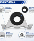 Driveshaft Center Support Bearing Replacement for 2015-2025 Dodge Charger, Challenger, Chrysler 300 with metal bracket, rubber bearing