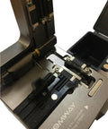 Cc-01 Fiber Cleaver Cable Cutter For C6 C8 C9 Fusion Machines precision tool close-up showing black cutting mechanism and metal housing.