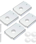Bifold Door Repair Bracket Kit For 1 3 Eighths Inch Wood Doors Top Or Bottom Mount Reinforces Pivot Holes Easy Install 4 Pack