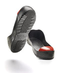 Heavy Duty Steel Toe Overshoes Delivering Tough As Nails Protection On Rough Job Sites Quick Slip On Safety Footwear for tradesmen.