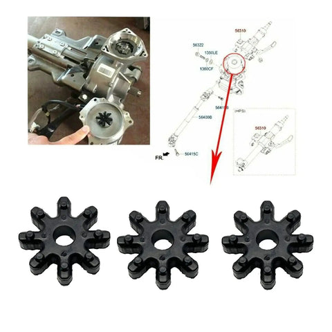 8 Pcs Flexible Steering Coupler 56315-2K000-FFF Compatible With Hyundai Sonata showing parts and diagram