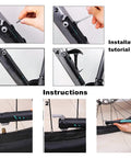 Grab-and-Go Bike Repair Kit With Blue Mini Tire Pump installation tutorial, showing fixing steps on a bike frame and tire