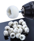 Mini Felt Polishing Brush Wheel Set With 60 Pieces 3mm Shank For Rotary Tools Drills And Pneumatic Polishers Pro Grade Jade Buffing Wheels