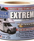 Extreme White Roof Tape Peel And Stick 4 Inch By 25 Feet Self Adhesive Roof Patch for RVs and building materials packaging