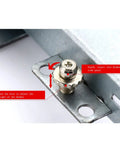 Push To Open Drawer Slides 22 Inch Rails For Wooden Cabinets showing adjustment mechanism and installation details