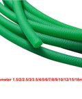 Green Orange Polyurethane Conveyor Belts Round PU Drive Belts 1 Meter Length Meltable Cord Dia 1.5mm Through 18mm