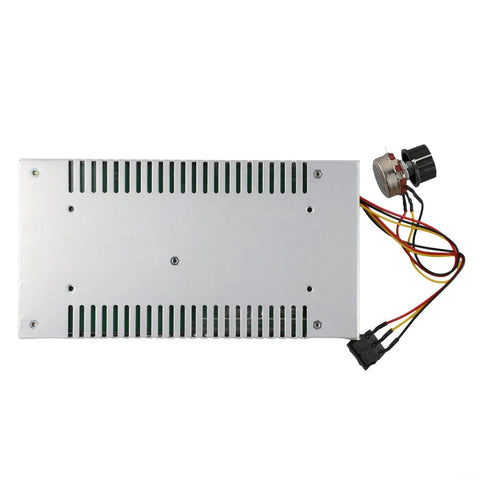 200A Peak DC Motor Controller For 12V To 48V Systems With Reversible Forward Reverse Control High Current Regulator Brushed DC Motor Driver Module Industrial Potentiometer, silver metal housing with wired pot