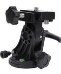 Equatorial Telescope Mount And Wedge Kit For Tripods, durable black 90 degree adjustable aluminum EQ wedge with knobs and thread