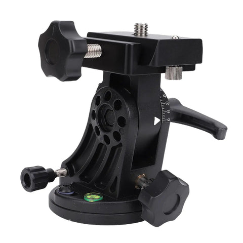 Equatorial Telescope Mount And Wedge Kit For Tripods, durable black 90 degree adjustable aluminum EQ wedge with knobs and thread