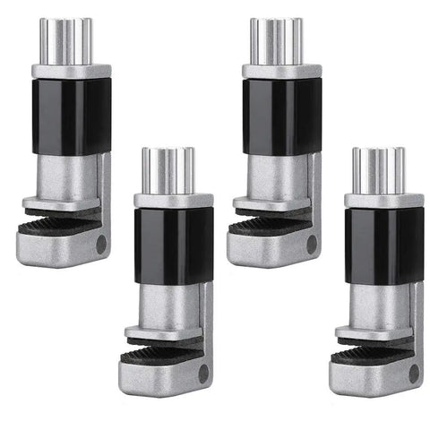 4Pcs Universal Aluminum Phone And Tablet Holder Clamp With Scratch Proof Rubber Pads Heavy Duty Grip Vehicle Mount For Dashboards And Work Benches Sweet Ride Guaranteed