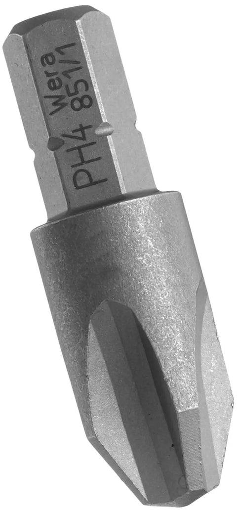 Sheet Metal Phillips PH 4 Bit With 32mm Blade For One Quarter Inch Hex Shank And Direct Drive Tools, Built Tough Workhorse For Metal Sheets