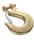 4Pack 3/8 Inch Clevis Slip Hooks With Latch Heavy Duty Forged Steel Safety Hooks For G70 Tow Chains Wrecker Truck And Trailer Tie Down 18,000 Lbs Capacity Durable Abrasion Resistant Construction