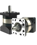 Heavy Duty Nema 23 Planetary Reducer Gearbox with metal housing and swappable shafts for 60mm 200W 400W servo motors.