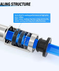 Tailonz pneumatic 1/4 in nickel-plated copper quick-plug one-way check valve with air pipe coupling; 5-piece set