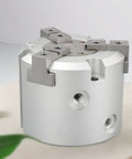 Three Jaw Pneumatic Clamping Chuck With Air Driven Cylinder For Rock Solid Secure Workpiece Gripping In Industrial Automation