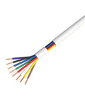 Budget Friendly 500ft 22/8 Alarm Cable CCA Wire for Low Voltage Security Systems Burglar Alarms Fire Detectors Security Stations Doorbells