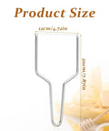 Heavy Duty Stainless Steel Cheese Slicer Wire And Y Type Cutter With Twist Lock Kitchen Workhorse For Cheese Boards And Meal Prep No Drama Total Game Changer Dishwasher Safe, 20cm x 12cm size.
