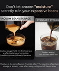 Keep Your Morning Brew Fresh As Heck With This Game Changing Smart Vacuum Sealed Coffee Canister Featuring Digital Pressure Gauge Rechargeable Design And Airtight Glass Storage with contrasting storage methods.