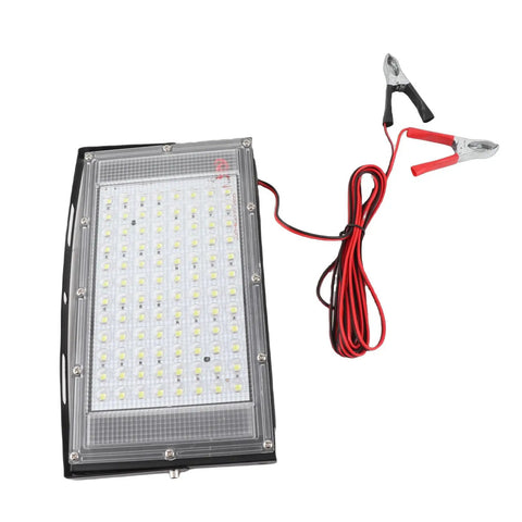 Yechiry Flood Light Board for Camping and Emergencies, 100W LED, with clips and wires for easy connection.
