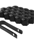 20Pcs 21mm Lug Nut Covers With Disassembly Tool Hex Lug Nut Caps For Protecting And Decorating Wheel Bolts Keep Your Ride Looking Fresh Rust Resistant Car Accessories For Cars And SUVs.