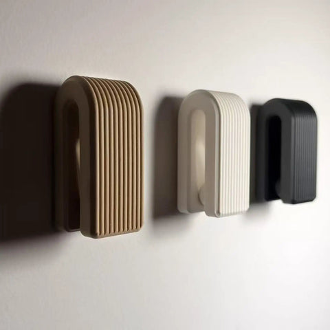 Premium Wall Mount Automatic Locking Towel Hook With Smart Space Saving Design And No Sweat Storage For Daily Grind In Slick Matte Black Finish.