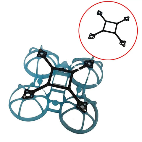 Ultra Lightweight Carbon Fiber Chassis Bottom Plate For BetaFPV Air65 Air65II Air75 Air75II Drone Frame Replacement Parts visible.