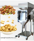 Workhorse Semi Automatic Auger Powder Filler With Precision Volumetric Dosing Cups For Flour Coffee Detergent And Cosmetic Jar Packing Rock Solid Operation with nuts and cookies.