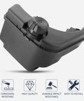 Engine Fuel Tank Replacement For 850 Series Engines With Fuel Line And Shut Off Valve Replaces 590477 And 796489 Durable ABS Plastic Gas Tank For Long Lasting Performance Heavy Duty Build shown from side angle