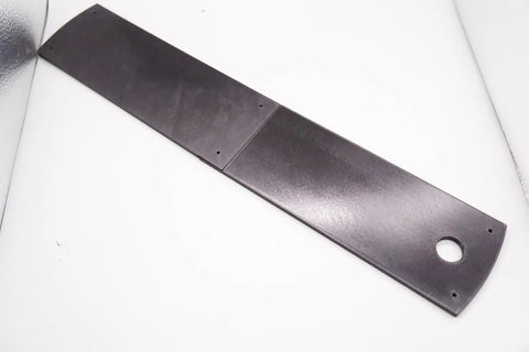 Zero Clearance Throat Plate Insert For Bosch GCM12 Table Saw Delivers Cleaner Cuts Reduces Tear Out Durable Easy To Install Fits The Exact Throat Opening For Precise Smooth Rips And Delicate Work shown from top angle