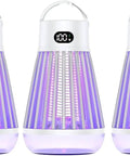 Zapper 2.0 3 Pack Portable Bug Zapper For Indoor And Outdoor Use Cordless Rechargeable Mosquito Zapper With Hanging Hook