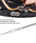 Winding Movement Stem For 3235 Watch Movement Replacement Parts, shown with watch tools and metal winding stem for repairs.