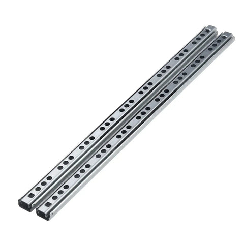 Top Shelf Two Pack Kitchen Cupboard Drawer Slides Bringing Dime Right Full Extension Metal Guide Rail, steel 13-inch slides.