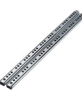 Straight Shooter Full Extension Drawer Slides Two Pack Heavy Duty Steel Kitchen Cabinet Hardware Guide Rails showing 13 inch slide length.