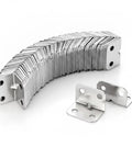 Tough As Nails Heavy Duty 90 Degree Corner Bracket Built From Cold Rolled Steel For Furniture Reinforcement And Tight Joints On Shelves Cabinets