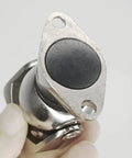 Close-up of Marine Magnetic Door Stopper Catch 2 Inch Pivoting Door And Window Holder Set in 316 Stainless Steel