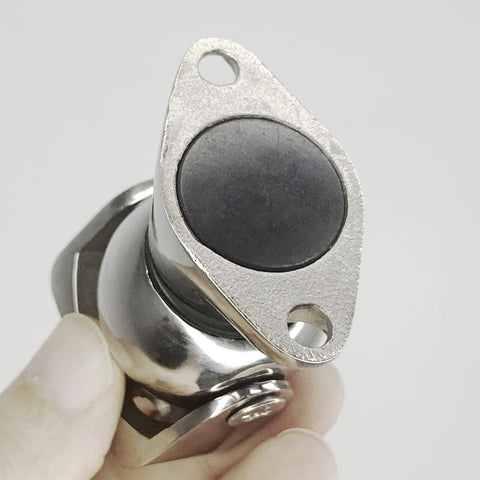 Close-up of Marine Magnetic Door Stopper Catch 2 Inch Pivoting Door And Window Holder Set in 316 Stainless Steel