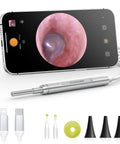 Digital Otoscope For iPhone And Android HD Ear Camera With Ear Wax Removal Tools Video Ear Scope With Light Capture Photos And Videos