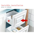 Push To Open Drawer Slides 22 Inch Rails For Wooden Cabinets demonstration with easy installation and modern design