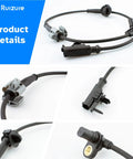 Complete Four Piece Abs Wheel Speed Sensor Kit Front And Rear Built Dope For A No Sweat Swap Fits Gmc Yukon Chevrolet Tahoe Suburban Cadillac Escalade 2007 To 2014 showing sensor connections and design details.