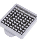 Fdit potato cutter, French fry slicer with grid stainless steel blades, grey kitchen tool