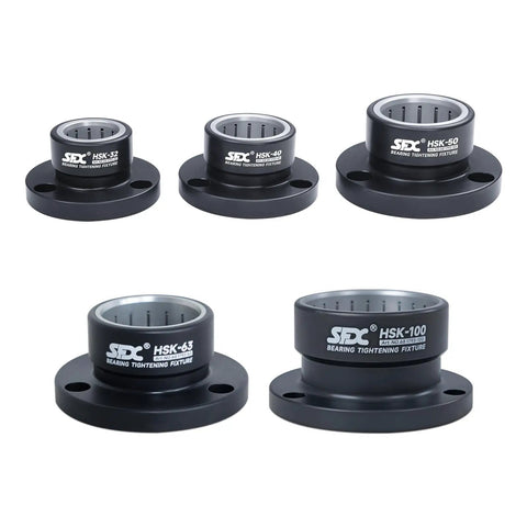Heavy Duty HSK40 Tightening Fixture With Roller Needle Bearing for Dead Nuts Clamping and Zero Play Grip for CNC Tool Holders.