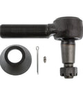 Heavy Duty Tie Rod End For Trucks With Left Hand Thread One And A Quarter Inch Stud Twelve Threads Per Inch Five Point Seven Five Inch Length Small Taper Diameter One Point Zero Eight Inches Large Taper Diameter One Point Twenty Five Inches shown with hardware
