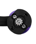 Stainless Steel 11T Motor Pinion Gear for 1721 Purple Viper Brushless Motor 0.4 Mod 2mm Shaft installed on device